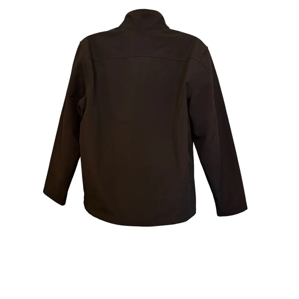 G.H. Bass & Co. Black Softshell Jacket Men’s Large | Outdoor Lightweight minimal